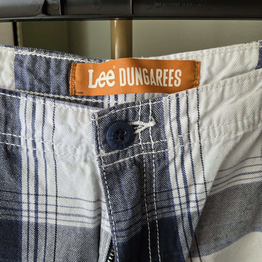Men Lee Dungarees Shorts sz 34 - Picture 2 of 6